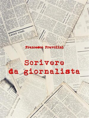 cover image of Scrivere da giornalista
